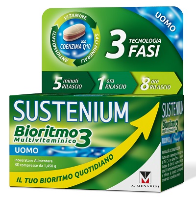 SUSTENIUM BIORITMO3 UOMO ADULTO 30 COMPRESSE - Farma Nice