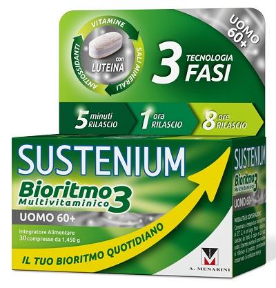 SUSTENIUM BIORITMO3 UOMO 60+ 30 COMPRESSE - Farma Nice