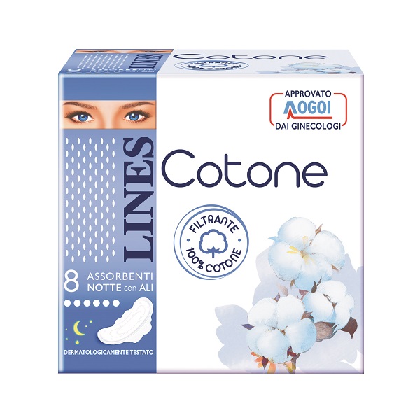 LINES COTONE ULTRA NOTTE 8 PEZZI - Farma Nice