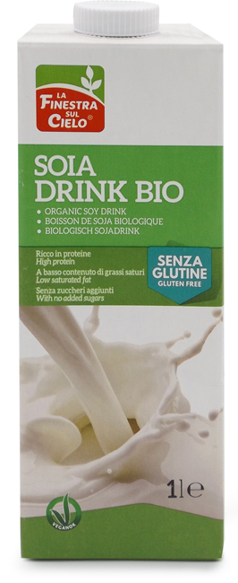 BEVANDA SOIA DRINK SENZA GLUTINE BIO 1 LITRO - Farma Nice
