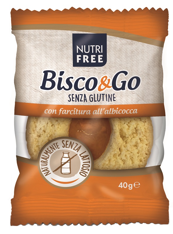 NUTRIFREE BISCO&GO CON FARCITURA ALL'ALBICOCCA 40 G - Farma Nice
