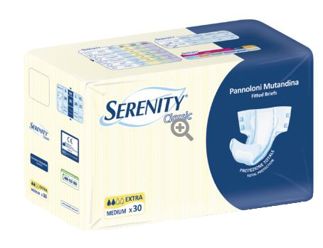 SERENITY PANNOLONE A MUTANDINA CLASSIC EXTRA XL 15 PEZZI - Farma Nice