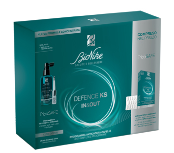 DEFENCE KS BIPACK TRATTAMENTO ANTICADUTA + INTEGRATORE 30 COMPRESSE - Farma Nice