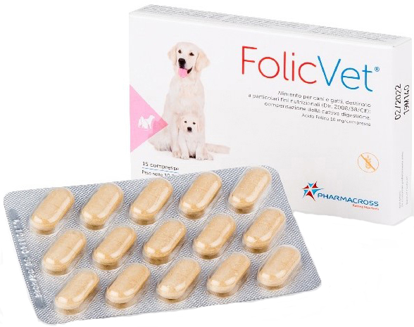 FOLICVET 15 COMPRESSE - Farma Nice