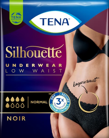 TENA SILHOUETTE NOIR L 9 PEZZI - Farma Nice
