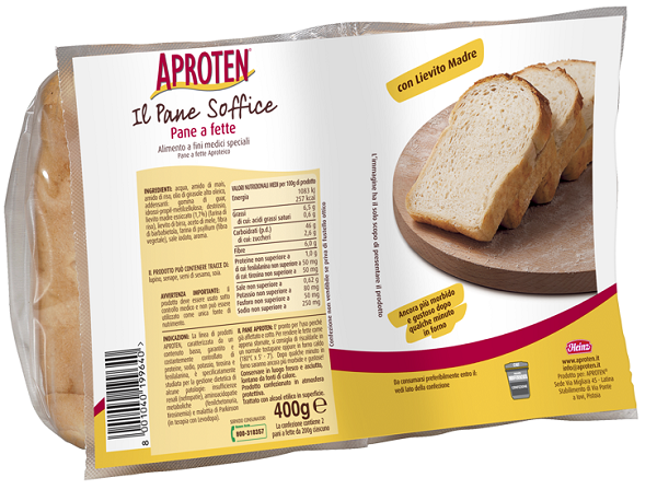 APROTEN PANE BIANCO FETTE 2 PEZZI DA 200 G - Farma Nice