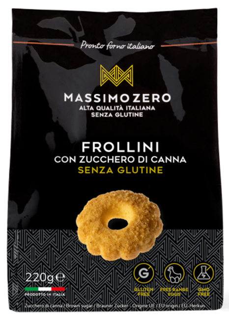 MASSIMO ZERO FROLLINI ZUCCHERO DI CANNA 220 G - Farma Nice