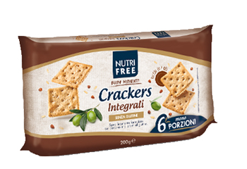 NUTRIFREE CRACKERS INTEGRALI 33,4 G X 6 PEZZI - Farma Nice