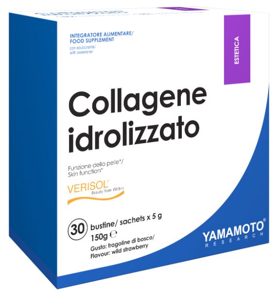 YAMAMOTO RESEARCH COLLAGENE IDROLIZZATO 30 BUSTINE FRAGOLINE DI BOSCO - Farma Nice