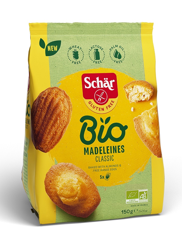 SCHAR BIO MADELEINES CLASSIC 5 MONOPORZIONI DA 30 G - Farma Nice