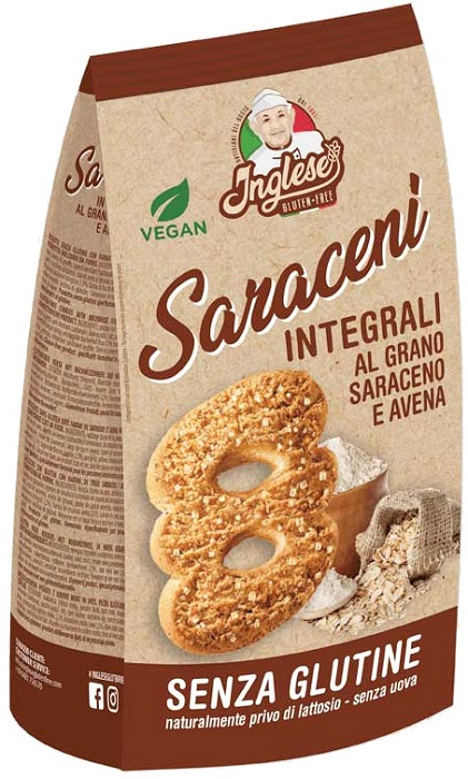 INGLESE BISCOTTI SARACENI ALL'AVENA 300 G - Farma Nice