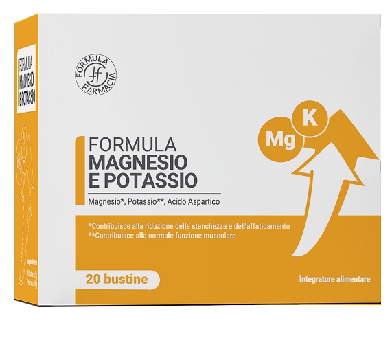 FORMULA MAGNESIO E POTASSIO 20 BUSTINE - Farma Nice