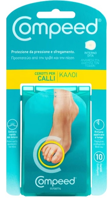 COMPEED CEROTTI PER CALLI INTERNO DITA 10 PEZZI - Farma Nice