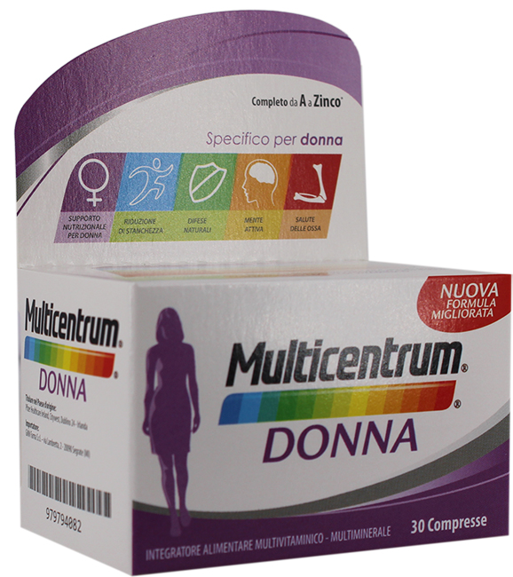 MULTICENTRUM DONNA 30 COMPRESSE - Farma Nice
