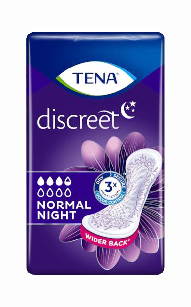 ASSORBENTE TENA DISCREET NORMAL NIGHT 10 PEZZI - Farma Nice