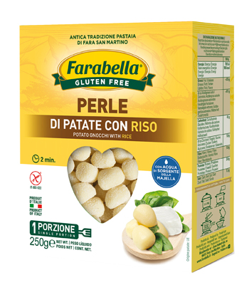 FARABELLA PERLE PATATE CON RISO 250 G - Farma Nice