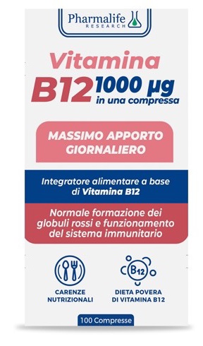 VITAMINA B12 100 COMPRESSE VITACURVEG - Farma Nice