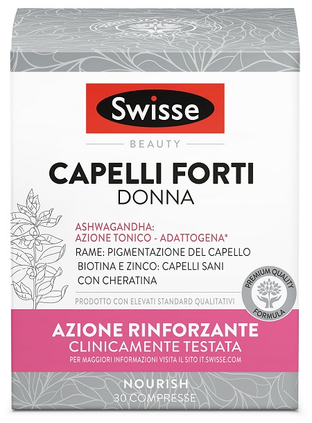 SWISSE CAPELLI FORTI DONNA 30 COMPRESSE - Farma Nice