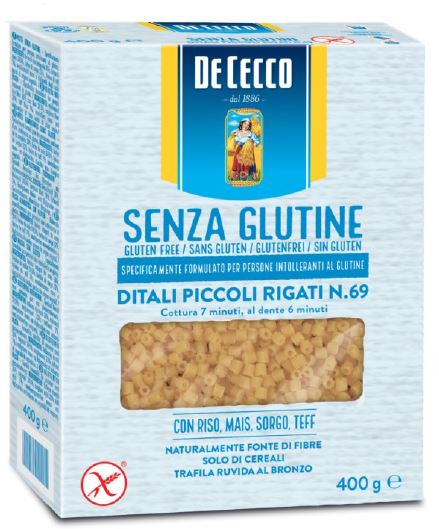 DE CECCO DITALI PICCOLI RIGATI N69 400 G - Farma Nice