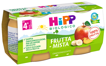 HIPP BIO OMOGENEIZZATO FRUTTA MISTA 2X80 G - Farma Nice