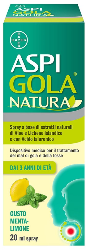 ASPI GOLA NATURA SPRAY MENTA LIMONE 20 ML - Farma Nice