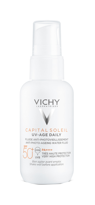 CAPITAL SOLEIL UV-AGE FLUIDO ANTI-FOTOINVECCHIAMENTO SPF50+ 40 ML - Farma Nice