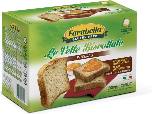 FARABELLA FETTE BISCOTTATE INTEGRALI 200 G - Farma Nice