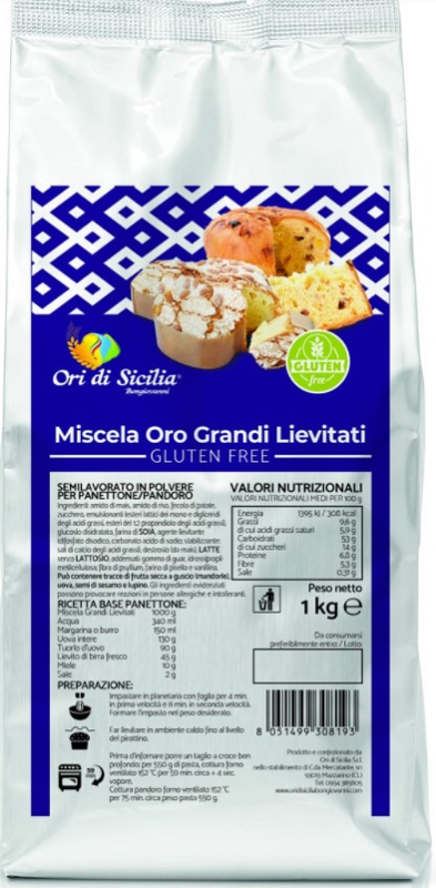 ORI DI SICILIA MIX ORO GRANDI LIEVITATI 1 KG - Farma Nice