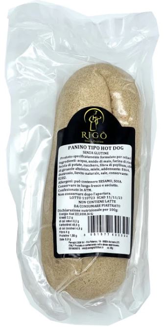 RIGO' PANINO HOT DOG 95 G - Farma Nice