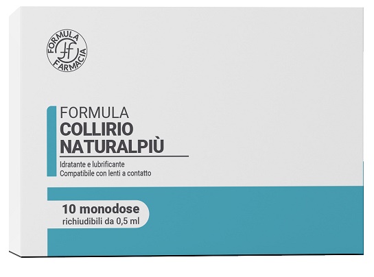 FORMULA COLLIRIO NATURAL PIU' SENZA CONSERVANTI 10 FLACONCINI DA 0,5 ML - Farma Nice