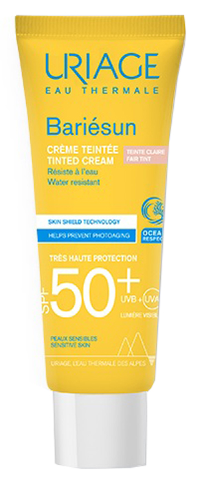 URIAGE EAU THERMALE BARIESUN SPF50+ CREME CLAIRE TEINTEE 50 ML - Farma Nice