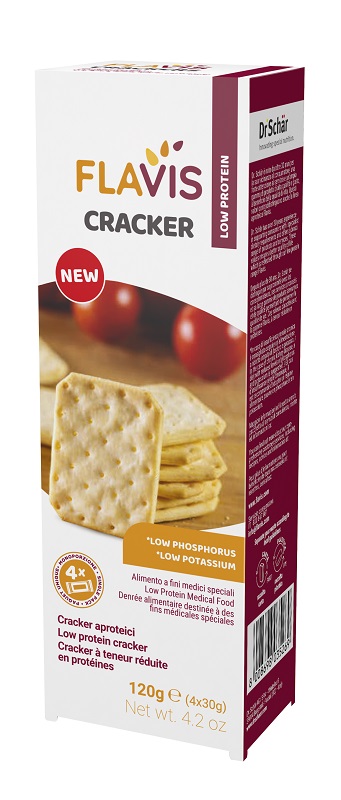 FLAVIS CRACKER APROTEICI 4 PORZIONI DA 30 G - Farma Nice