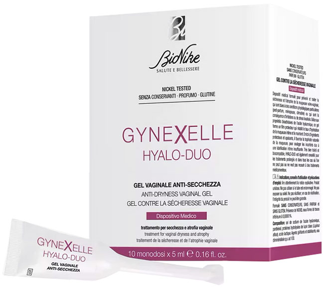 GYNEXELLE HYALO-DUO GEL VAGINALE ANTI-SECCHEZZA 10 PEZZI DA 15 ML - Farma Nice