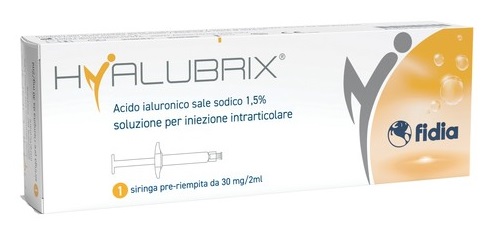 SIRINGA INTRA-ARTICOLARE HYALUBRIX ACIDO IALURONICO 1,5% 30 MG 2 ML NO ETO - Farma Nice