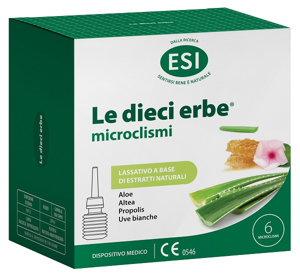 ESI LE DIECI ERBE MICROCLISMI 6 PEZZI - Farma Nice