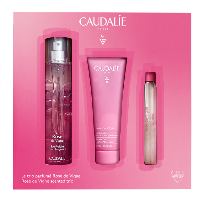 COFANETTO ROSE DE VIGNE 50 ML XMAS 2022 PROFUMO 50 ML + ROLL-ON 10 ML + GEL DOCCIA 50 ML - Farma Nice