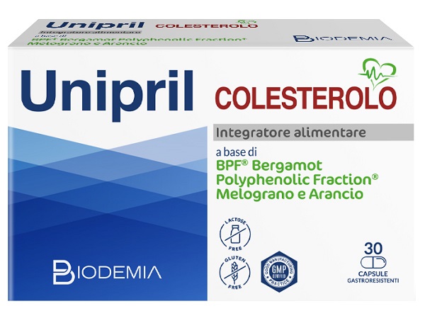 UNIPRIL COLESTEROLO 30 CAPSULE GASTRORESISTENTI - Farma Nice