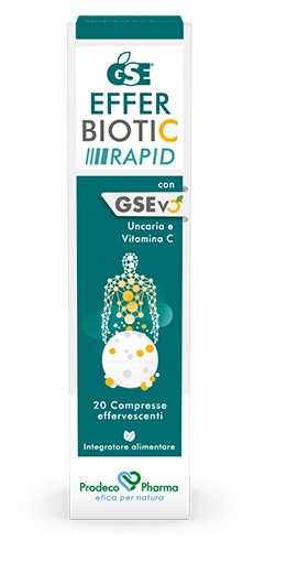 GSE EFFERBIOTIC RAPID 20 COMPRESSE - Farma Nice