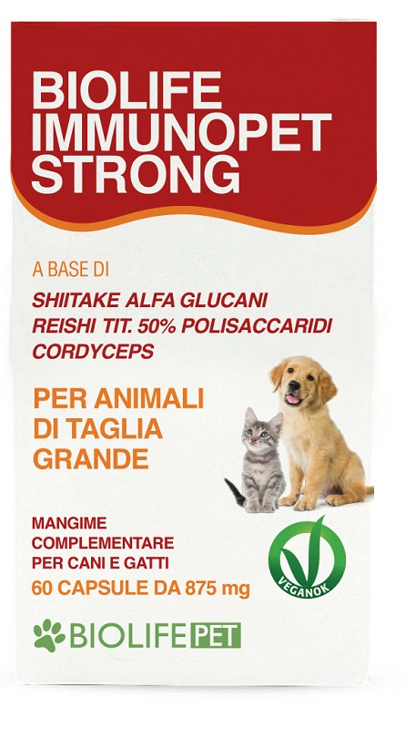 BIOLIFE IMMUNOPET STRONG 60 CAPSULE - Farma Nice