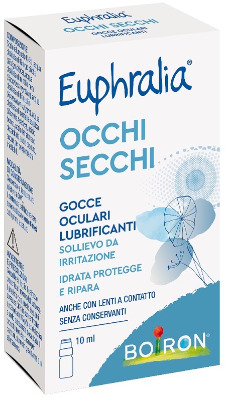 GOCCE OCUALRI LUBRIFICANTI EUPHRALIA OCCHI SECCHI 10 ML - Farma Nice