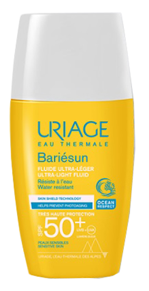 URIAGE EAU THERMALE BARIESUN FLUIDO ULTRA LEGGERO SPF50+ 30 ML - Farma Nice