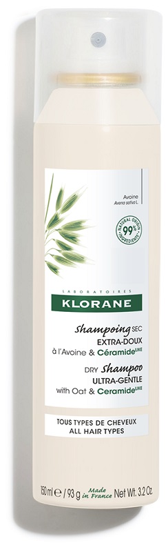 KLORANE SHAMPOO SECCO EXTRA DELICATO AVENA&CERAMIDE TUTTI I TIPI DI CAPELLI SPRAY 150 ML - Farma Nice
