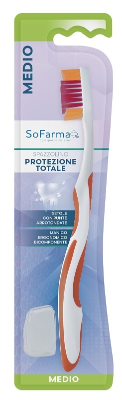 SPAZZOLINO TOTAL PROTECTION SETOLE MEDIE SOFARMAPIU' - Farma Nice