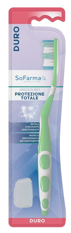 SPAZZOLINO TOTAL PROTECTION SETOLE DURE SOFARMAPIU' - Farma Nice