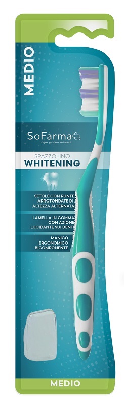 SPAZZOLINO WHITE SETOLE MEDIE SOFARMAPIU' - Farma Nice