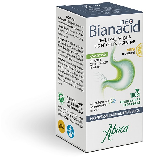 NEOBIANACID 14 COMPRESSE LIMONE - Farma Nice