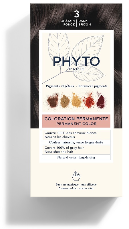 COLOR KIT 3 CASTANO SCURO LATTE RIVELATORE 50 ML + CREMA COLORANTE 50 ML + MASCHERA PROTETTIVA COLORE 12 ML + GUANTI - Farma Nice
