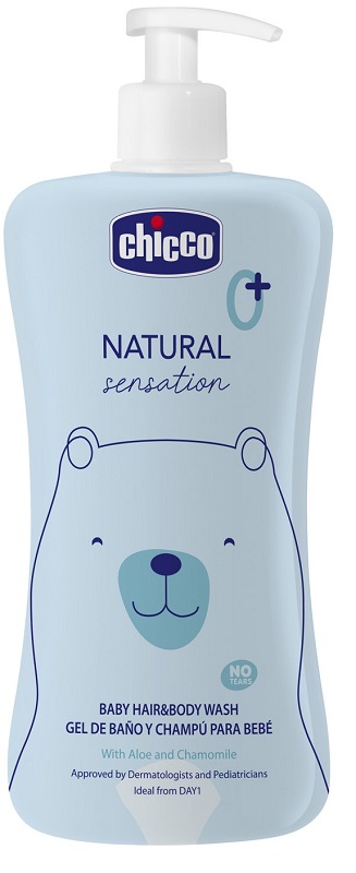 CHICCO NATURAL SENSATION BAGNO SHAMPOO 500 ML - Farma Nice