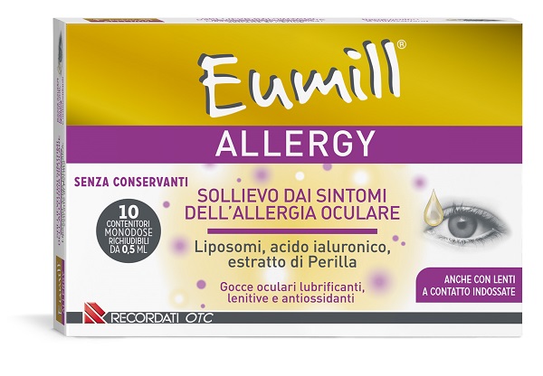 EUMILL ALLERGY GOCCE OCULARI 10 FLACONCINI DA 0,5 ML - Farma Nice