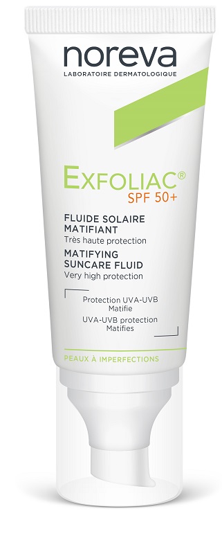 EXFOLIAC FLUIDE SOLAIRE MATIFIANT SPF50+ 40 ML - Farma Nice